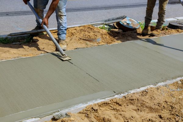 Cement Pathway Installation in Joplin